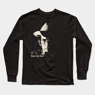 Portarit Retro Townes Van Zandt Long Sleeve T-Shirt